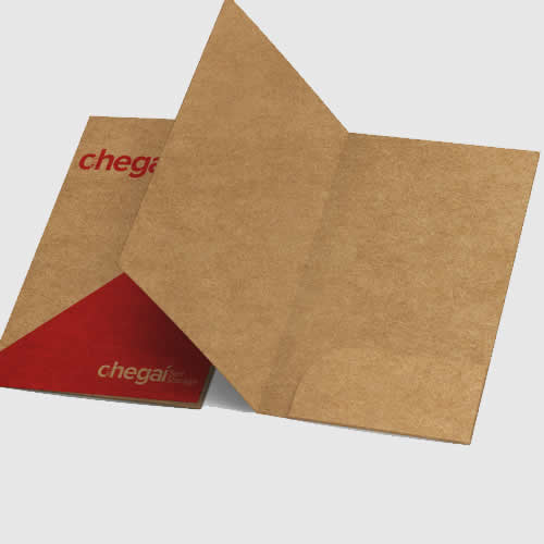 Pasta com Bolsa papel reciclado