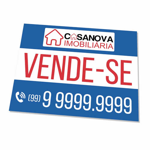 placa de sinalização